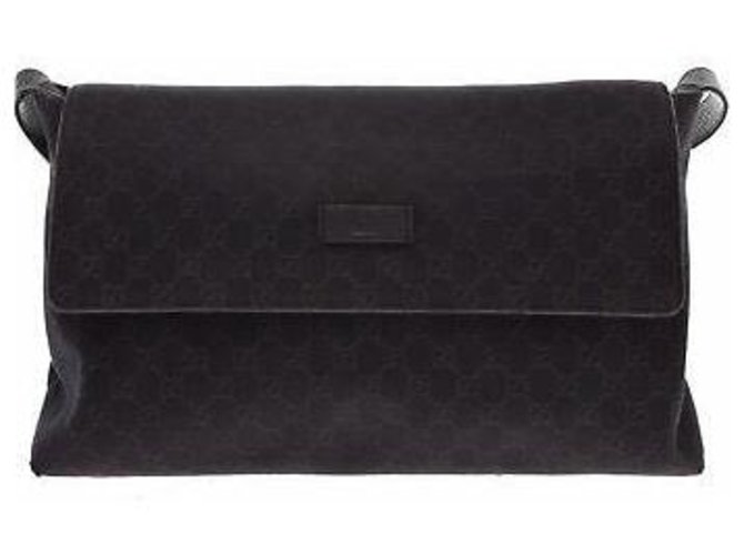 Gucci Sherry Line GG Shoulder Bag Brown Cloth  ref.166865