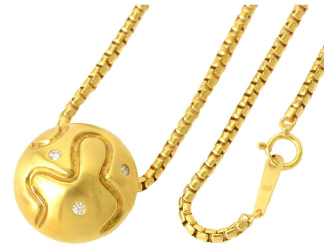 Céline Diamond Ruby Chain Dorado Oro amarillo  ref.167122