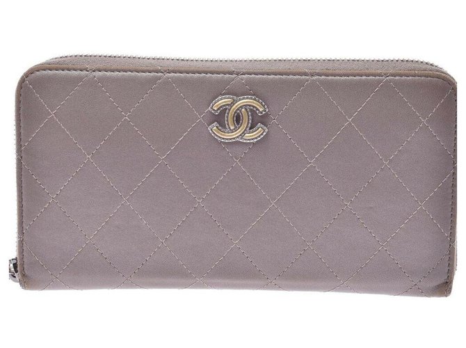 Chanel purse Black Leather  ref.167197
