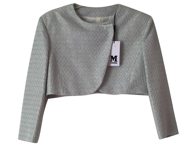 Blazer M Missoni Blu in Cotone