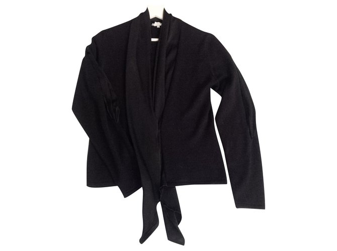 Max Mara Knitwear Black Silk Wool  ref.167325