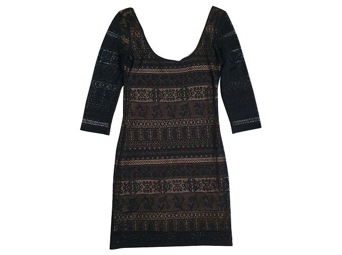 Mini vestido de encaje negro Envii Genesis