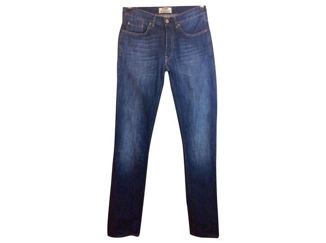 Acne Blue jeans Roc Verakai Cotone  ref.167555