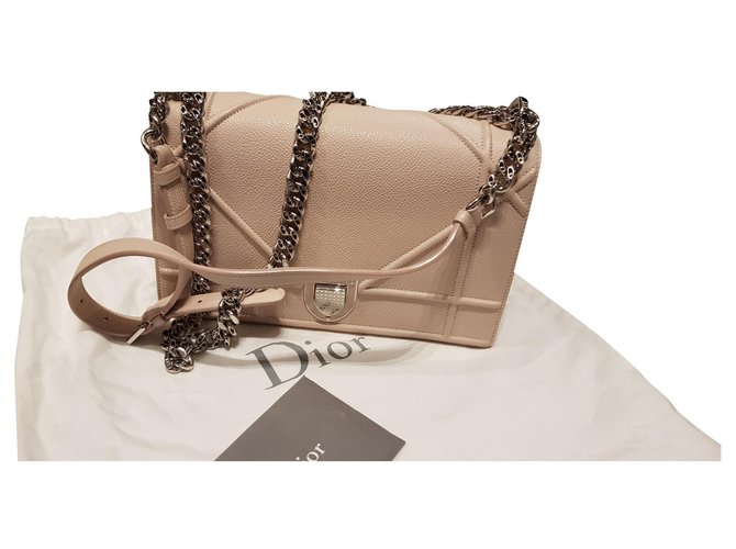 Diorama Dior Handbags Pink Exotic leather  ref.167578