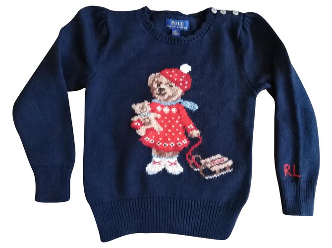 ralph lauren baby bear sweater