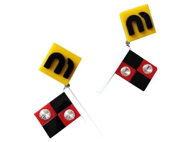 Miu Miu bandeiras Multicor  ref.167626