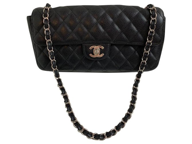 Timeless Chanel Black Leather  ref.167744
