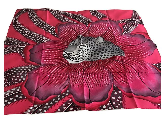Hermès gatto baobab Rosa Seta