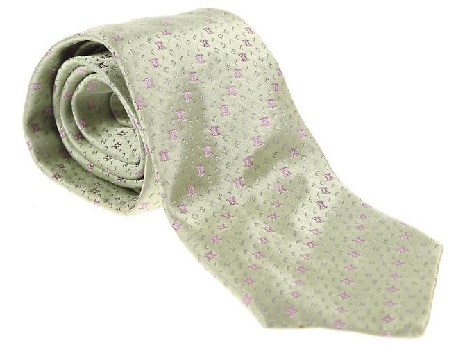 Céline Green Silk Tie
