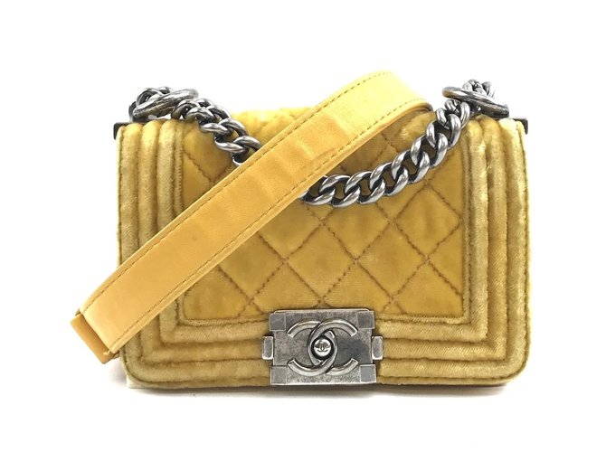 chanel boy yellow