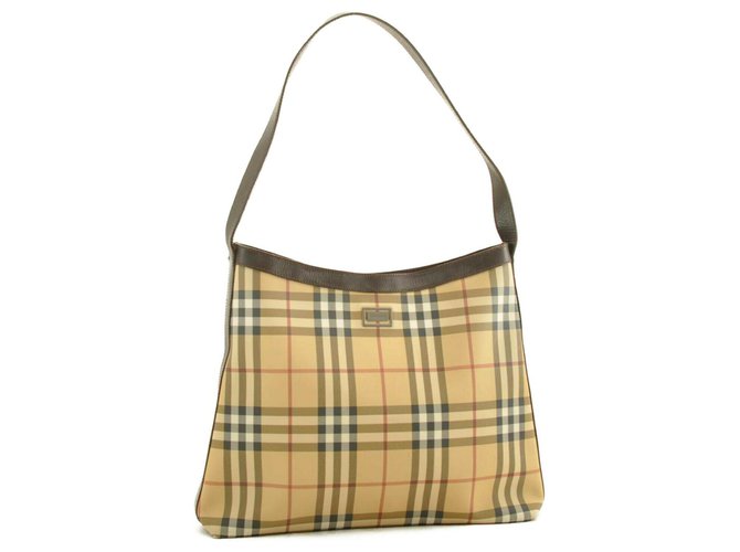 burberry check shoulder bag