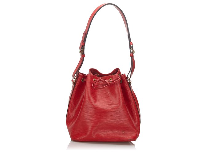 Louis Vuitton Red Epi Petit Noe Leather  ref.168500
