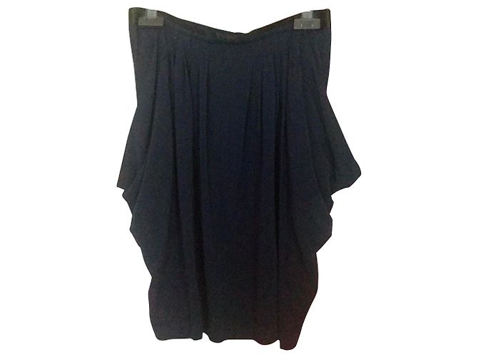 Gonna a tulipano Donna Karan nera in modal Nero