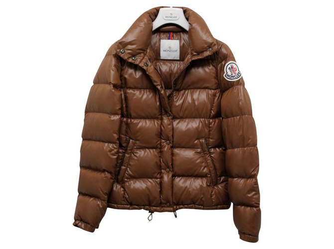 Moncler Claire Brown Polyamide  ref.168643