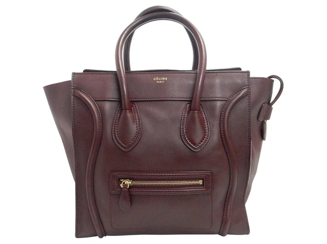 Céline Mini Luggage Leather  ref.168682