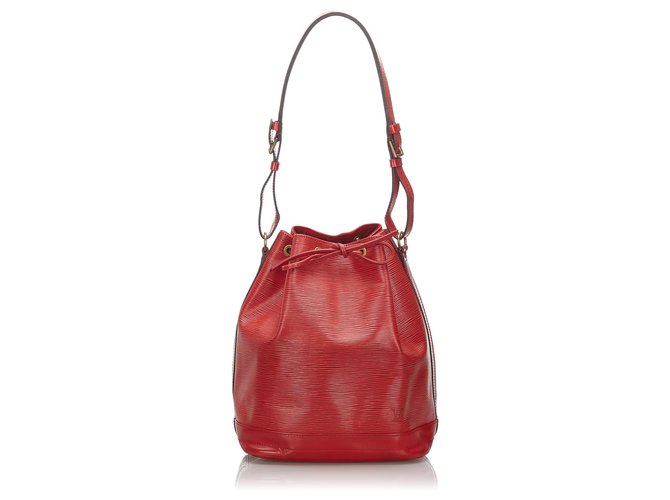 Louis Vuitton Red Epi Noe Cuir Rouge  ref.168689