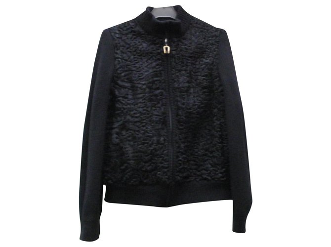 Autre Marque Jackets Black Fur  ref.168824