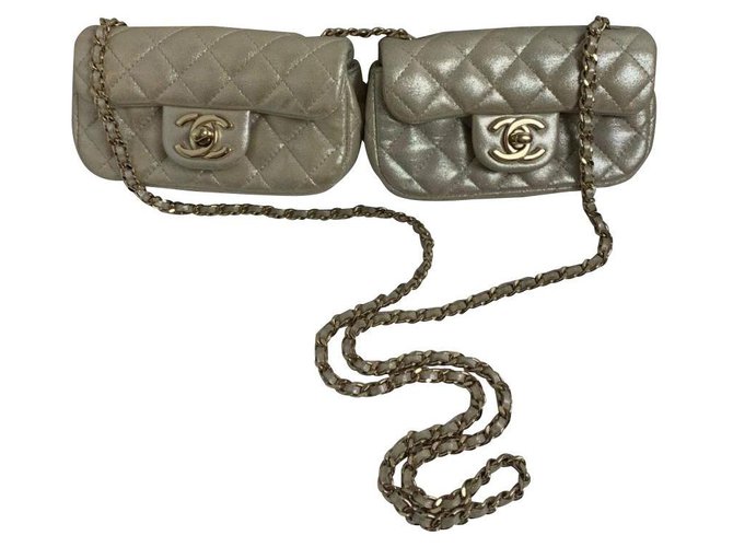 Chanel Cream Leather  ref.168836