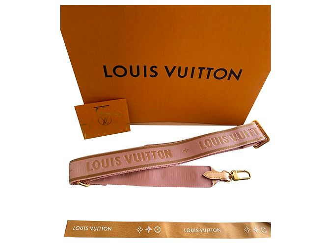 Louis Vuitton Guitar strap pink