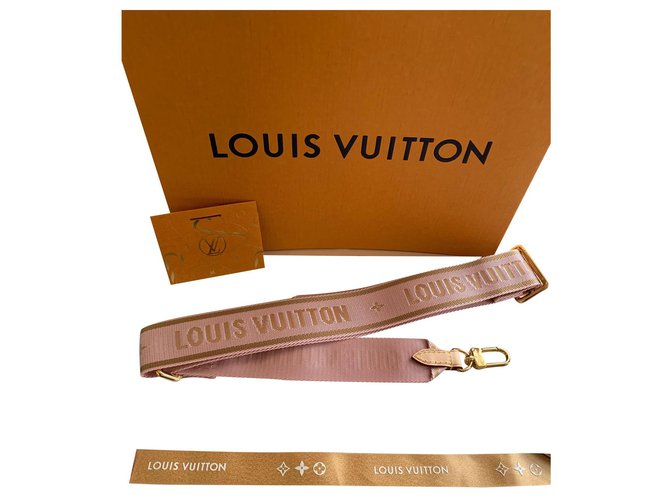 Louis Vuitton Guitar strap pink  ref.168910
