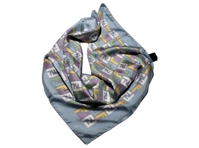 Fendi pure silk scarf Multiple colors  ref.168955