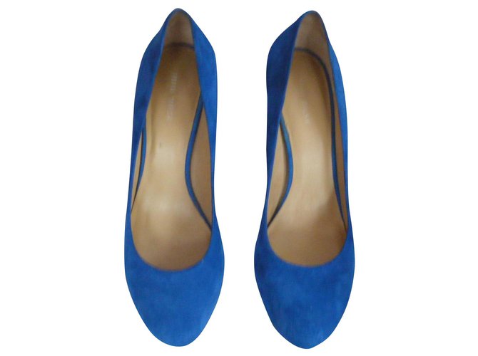 Nine West Tacchi Blu Scamosciato  ref.168992