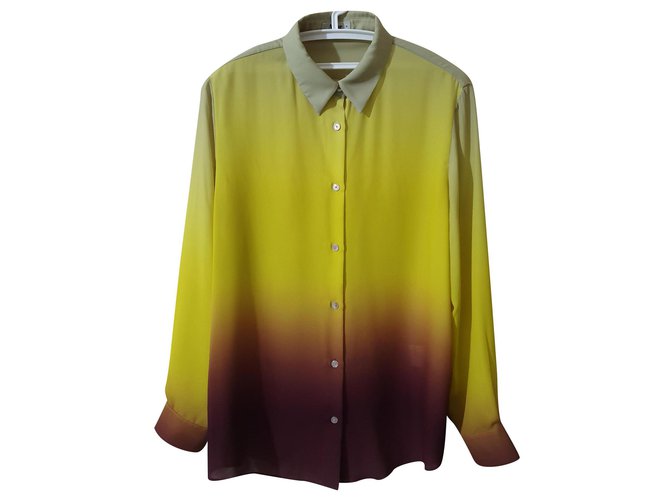 Acne Tops Yellow Polyester  ref.169141