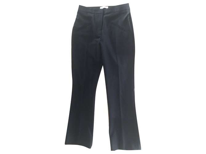 Sandro Un pantalon, leggings Polyester Noir  ref.169240