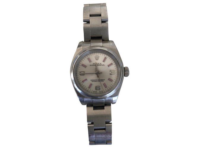 Rolex Oyster Perpetual Lady 24MM Argento Acciaio  ref.169298