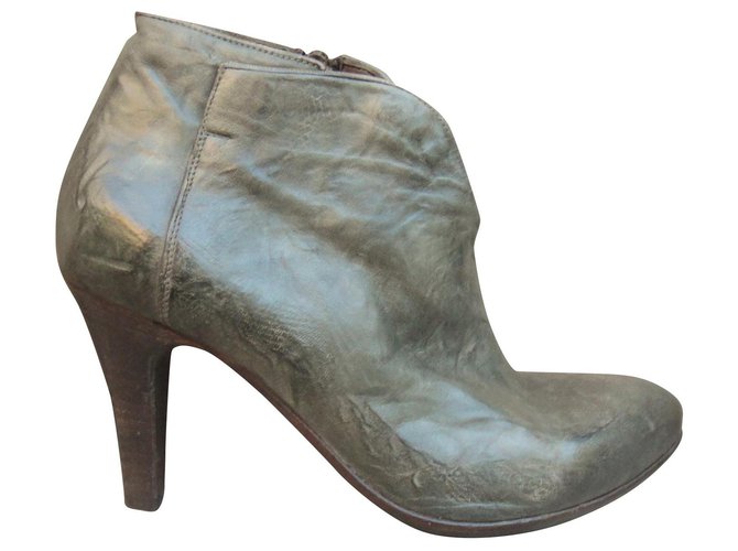 Autre Marque the Botta di Lisa p boots 36 new condition Grey Leather  ref.169328