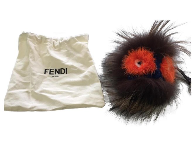 Fendi Bag charms Multiple colors Fur  ref.169383