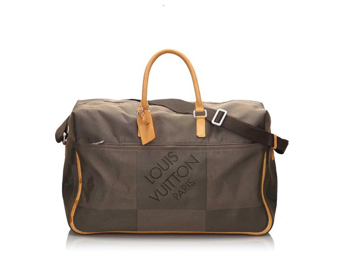 Louis Vuitton Brown Damier Geant Canvas Souverain Duffle Bag Louis Vuitton