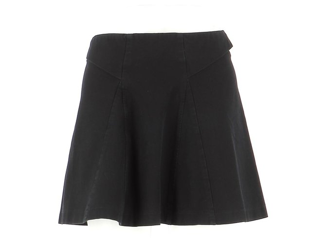 The Kooples Skirt suit Black Cotton  ref.169493