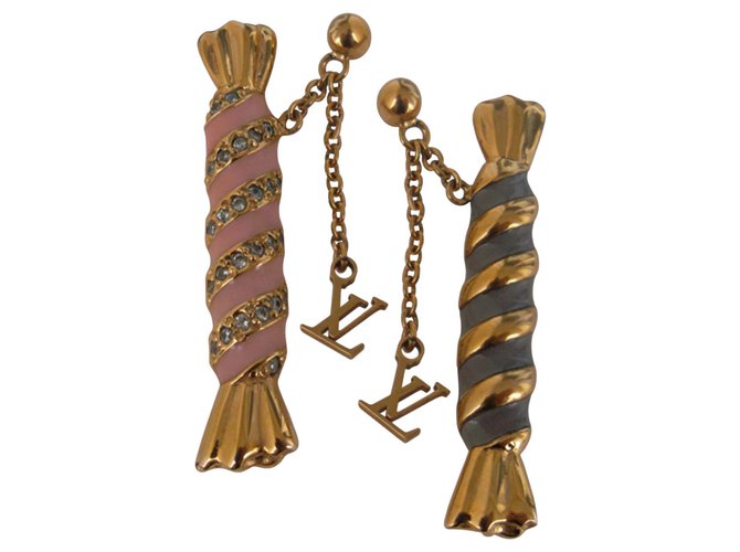 Louis Vuitton TUTTI SWEETY earrings Golden Metal  ref.169536