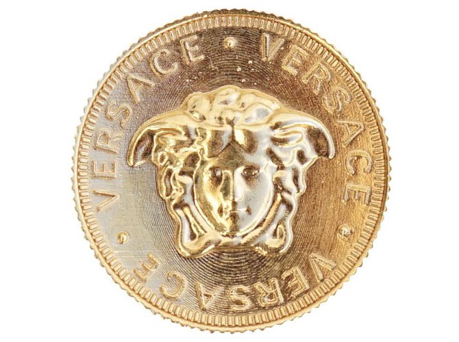 Versace Pins & Broschen Golden Metall  ref.169621