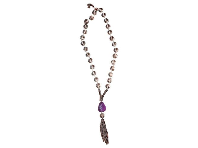 Autre Marque Splendida e lunga collana firmata Pellini Multicolore 