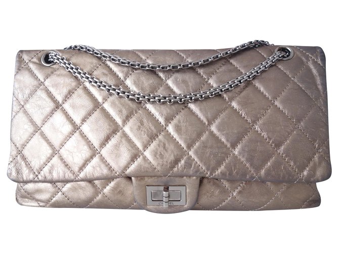 Chanel bag 2.55 maxi Golden Leather  ref.169730