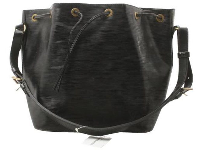 Louis Vuitton Epi Petit Noe Black Leather  ref.169749