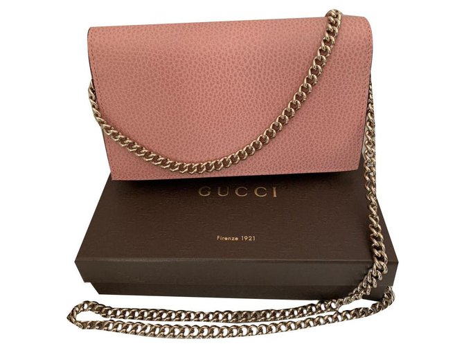 gucci Pink Leather  ref.169783