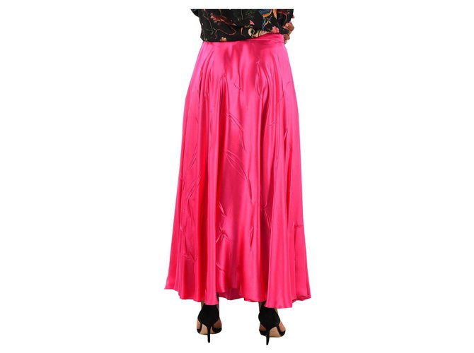 Gucci skirt new Pink Silk  ref.169785