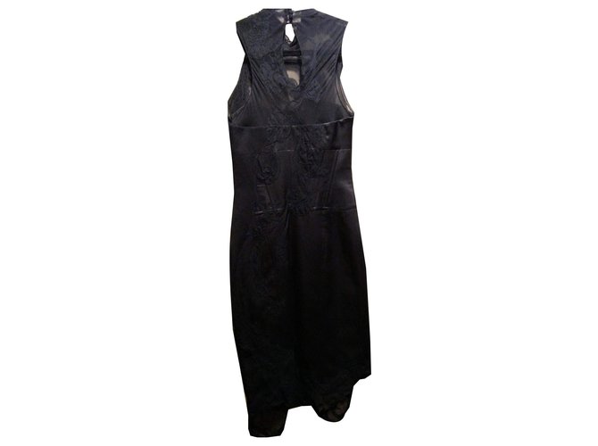 Karen Millen Dresses Black Silk  ref.169813