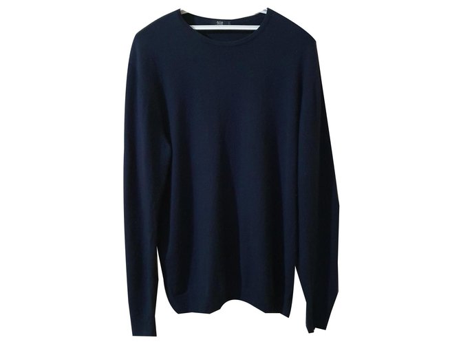 Autre Marque Sweaters Blue Navy blue Silk Cashmere  ref.169865