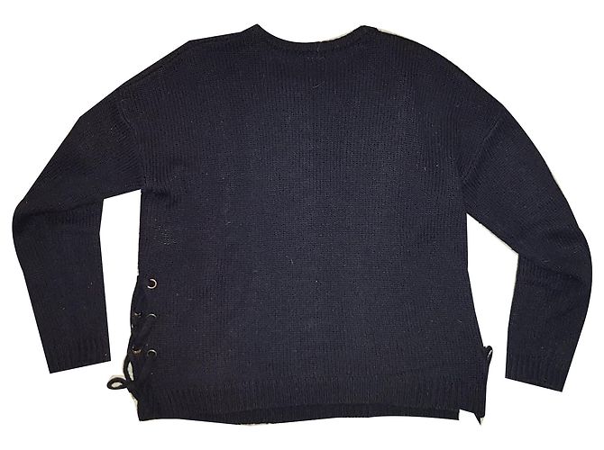 Pull Berenice Bleu Marine Laine et Cachemire L
