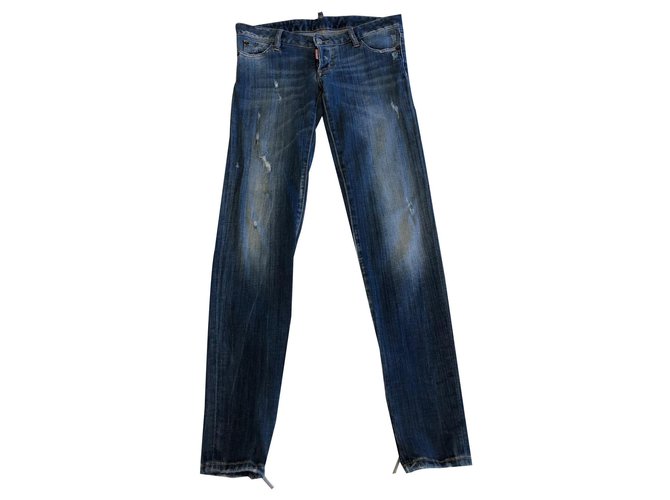 Dsquared2 Jeans Blue Cotton  ref.170092