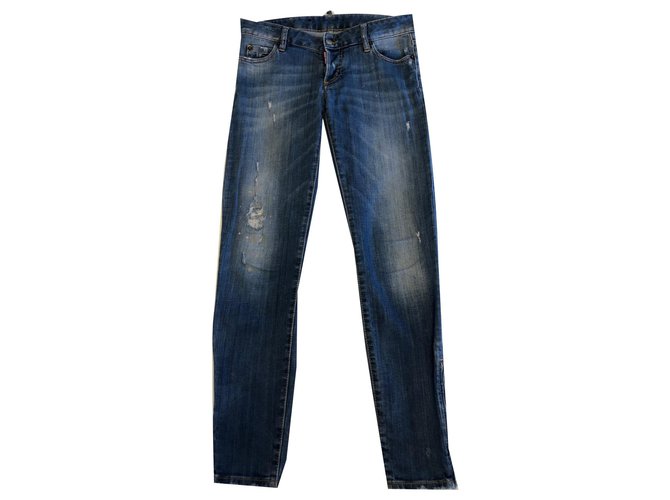 Dsquared2 jeans Coton Bleu  ref.170093