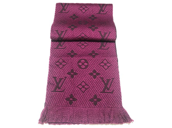 Louis Vuitton logomania scarf Silk Wool  ref.170096