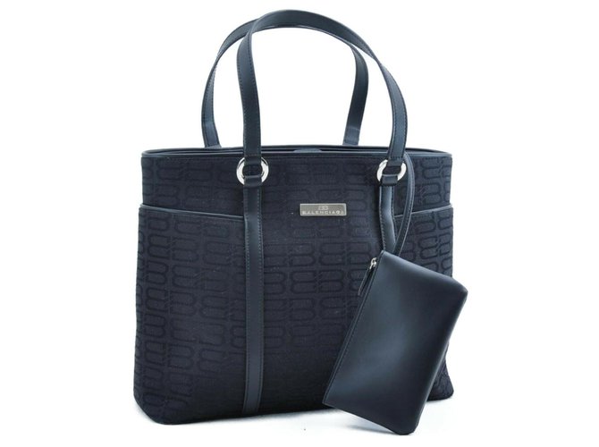 Balenciaga Vintage Handbag Black Leather  ref.170153