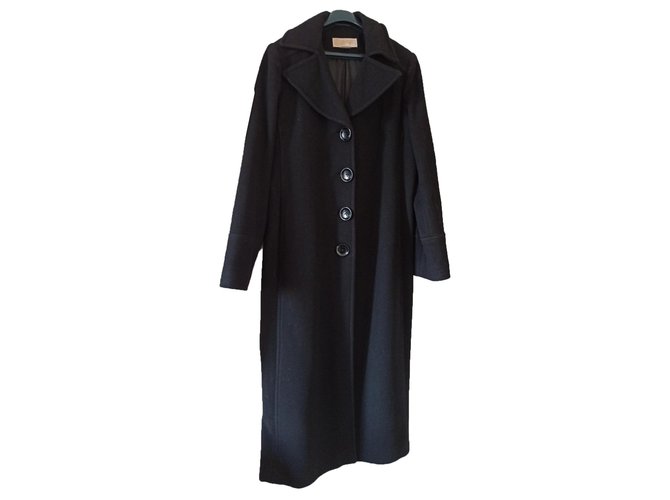 Michael Kors Coats, Outerwear Black Wool  ref.170192