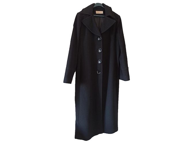 Manteau en laine noir Michael Kors