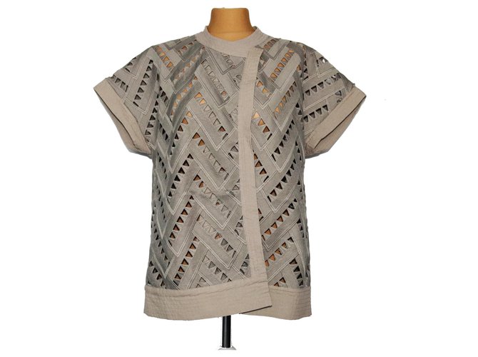 By Zoe Jackets Brown Cotton Polyester Linen  ref.170215